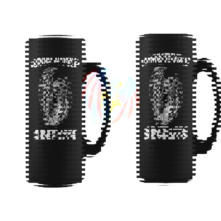 Running The Worldince 1776 アメリカンイーグル アメリカ国旗 コーヒーマグ