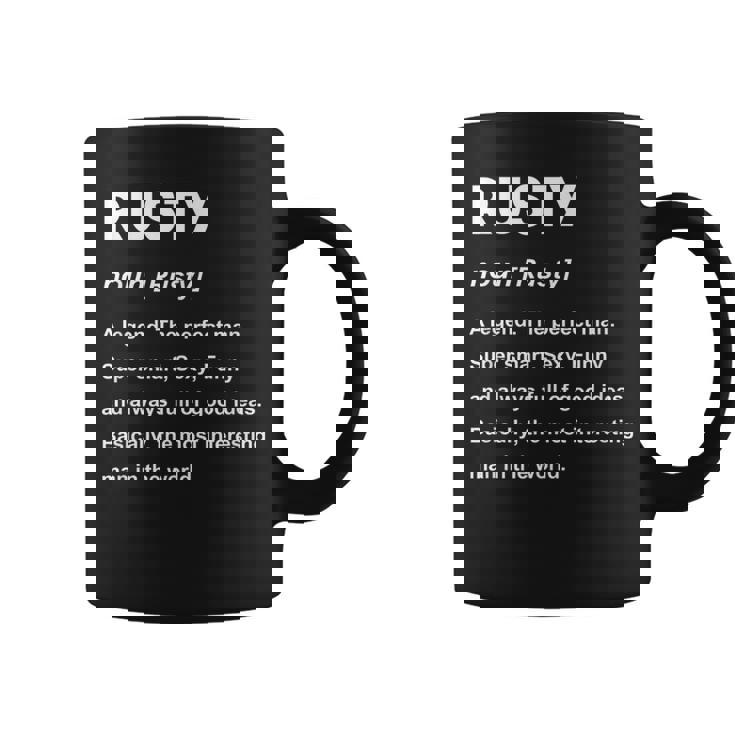 Rusty ネームシャツ コーヒーマグ
