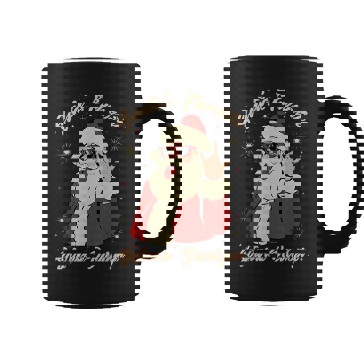 Santa's Favorite ソフトウェア開発者 面白いクリスマスサンタ コーヒーマグ