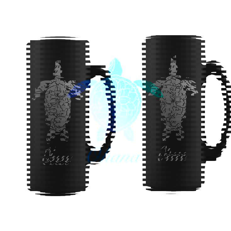 Save The Hawaii ウミガメ ハワイアン ブルー トライバル 亀 ホヌ コーヒーマグ