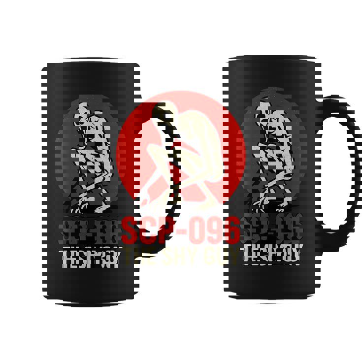 Scp-096 「シャイガイ」ホラーアートデザイン コーヒーマグ