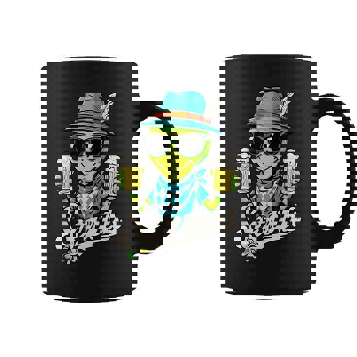Servus Wiesn Gaudi – 面白いオクトーバーフェストビールバイエルンコスチューム コーヒーマグ