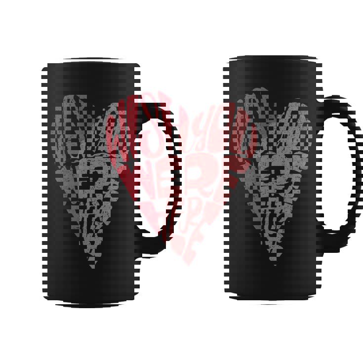 Seventies Heart Wish You Were Here Missing You コーヒーマグ