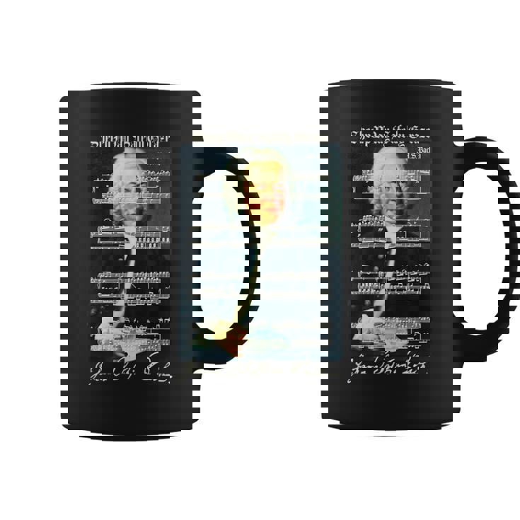 Sheep Mayafely Graze JS Bach Portrait &Ignature Music コーヒーマグ