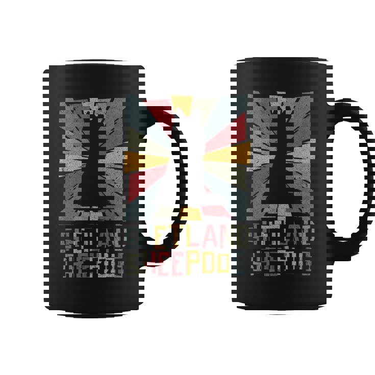 Shetlandheepdogintage シェットランドシープドッグ シェルティ ヴィンテージ 犬 コーヒーマグ