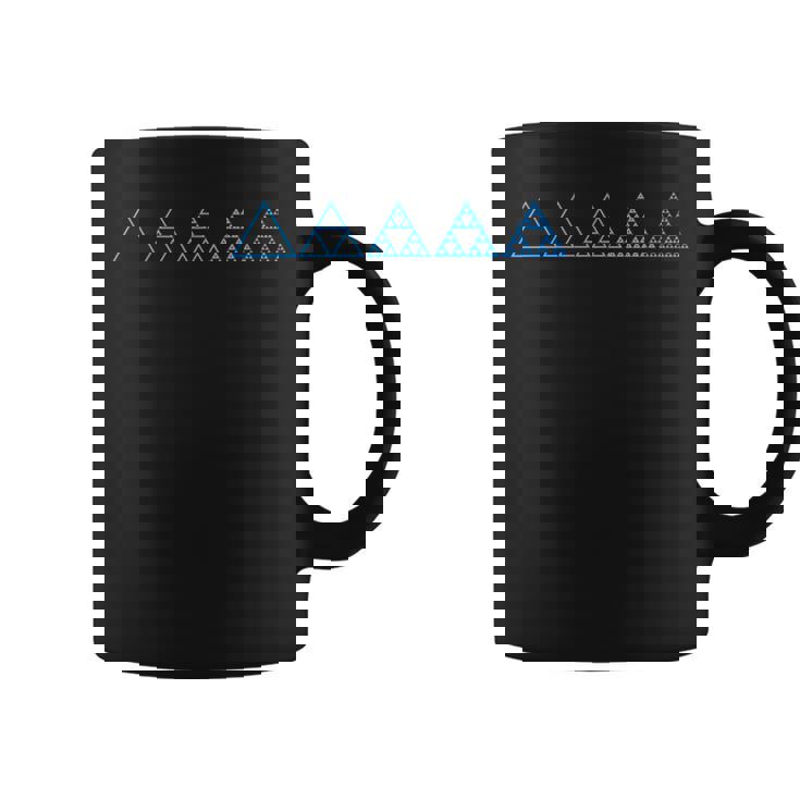 Sierpinski 三角形 フラクタル 幾何学 数学 マトリックス コーヒーマグ