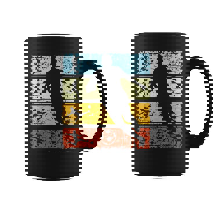 Silueta De Fútbol Retrointage Regalo De Fútbol Taza de café