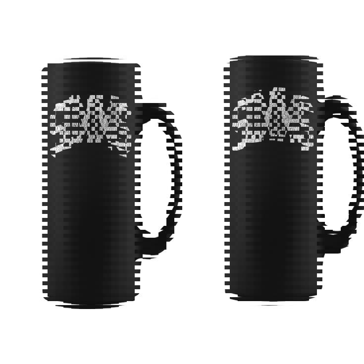 Simms Oklahoma Ok ビンテージ アスレチック スポーツデザイン コーヒーマグ