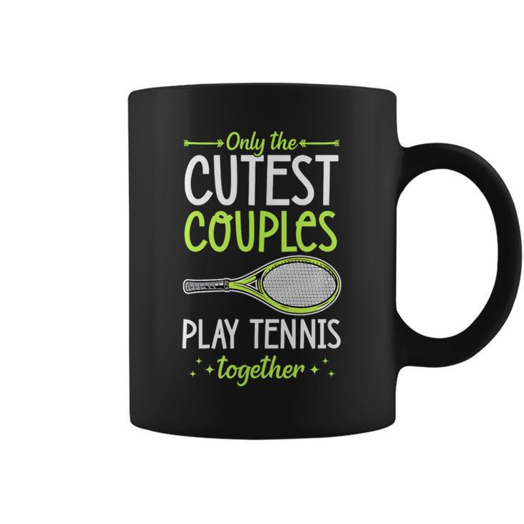 Solo Las Parejas Más Lindas Juegan Al Tenis Juntas A Juego Taza de café