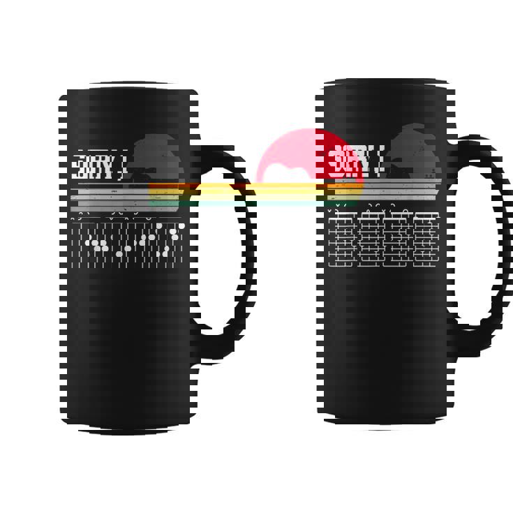 Sorry I Dgaf Hidden Message Guitar Taza de café