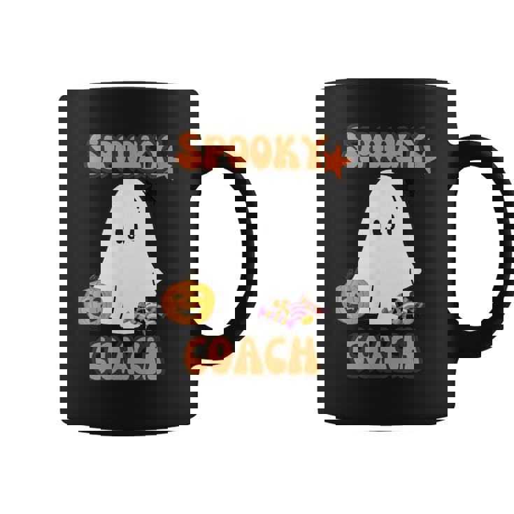 Spooky Ghost Dogs ハロウィンtシャツ コーチに最適 コーヒーマグ
