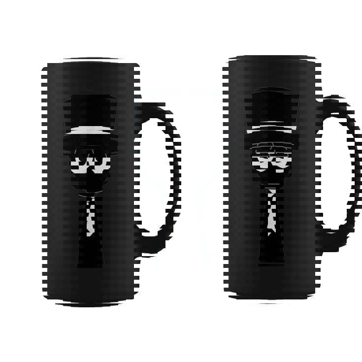 Sprunkiのムーディーブラック コーヒーマグ