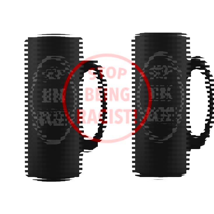 Stop Being A Racist Circle 反人種差別 平等 Blm コーヒーマグ