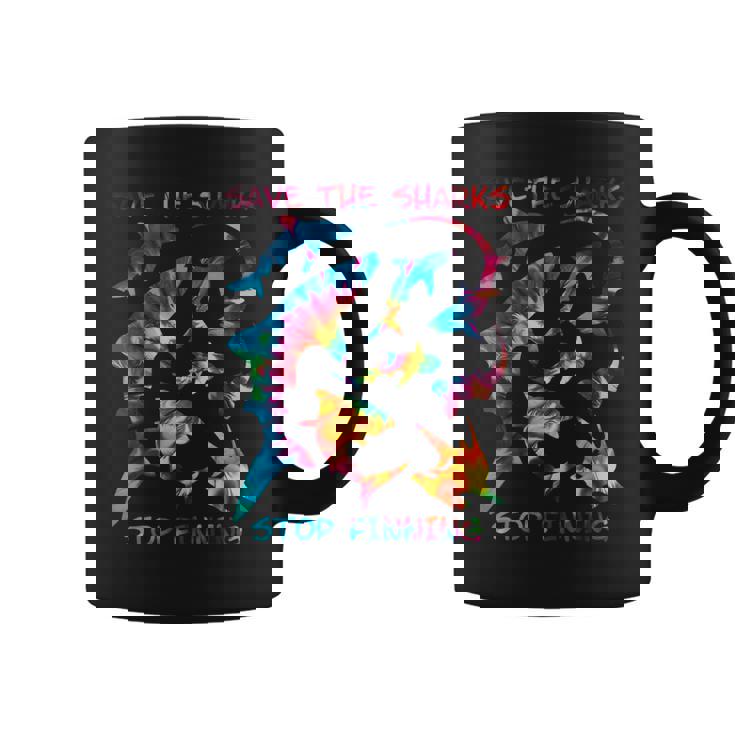 Stop Finning ジンベエザメ シュモクザメサメの種類タイダイ コーヒーマグ