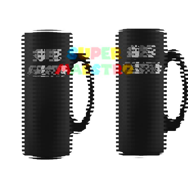 Super Maestro Regalo Profesor Escuela Educación Maestra Taza de café