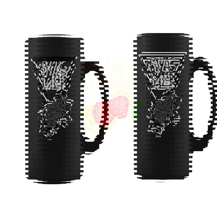 Swag Baller ロゴt白枠 コーヒーマグ