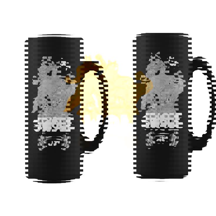 Swole Gymwole Doge Meme Buff Doge Meme コーヒーマグ