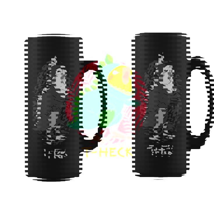 T Heck オカメインコ 面白い 恐竜 鳥 怒っているオウム 鳥 ミーム コーヒーマグ