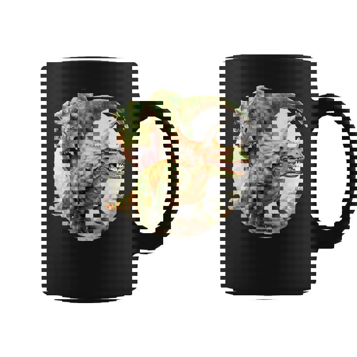 T-Rexs トリケラトプス・ファイティング コーヒーマグ