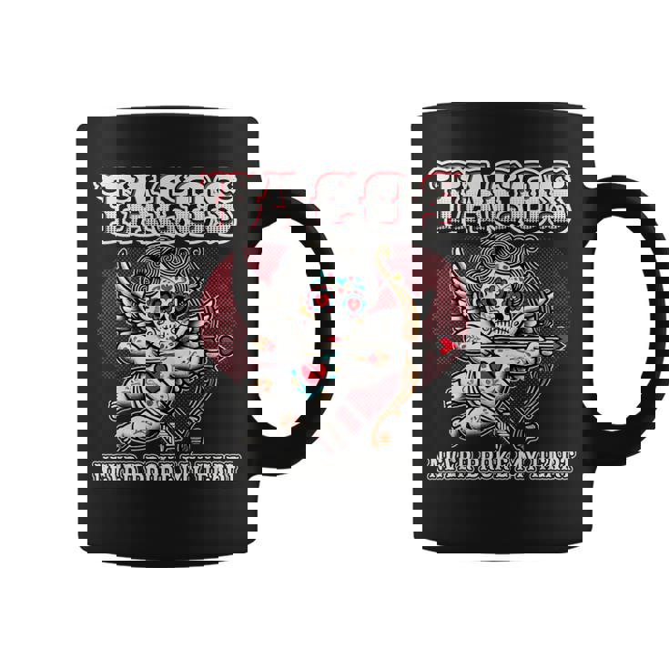 Taco Lovers バレンタインデー シュガースカル キューピッド メキシカンアート コーヒーマグ