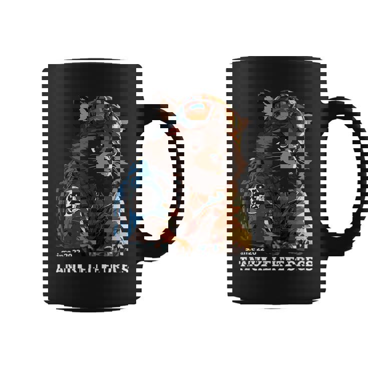 Tanuki Elite Forces No1 タヌキ精鋭部隊 漢字 動物 かわいい狸 たぬき おもしろ アニマル コーヒーマグ