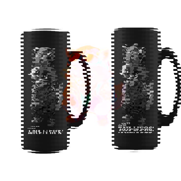 Tanuki Elite Forces No2 タヌキ精鋭部隊 かわいい狸 アニマル 動物 おもしろ 漢字 たぬき コーヒーマグ