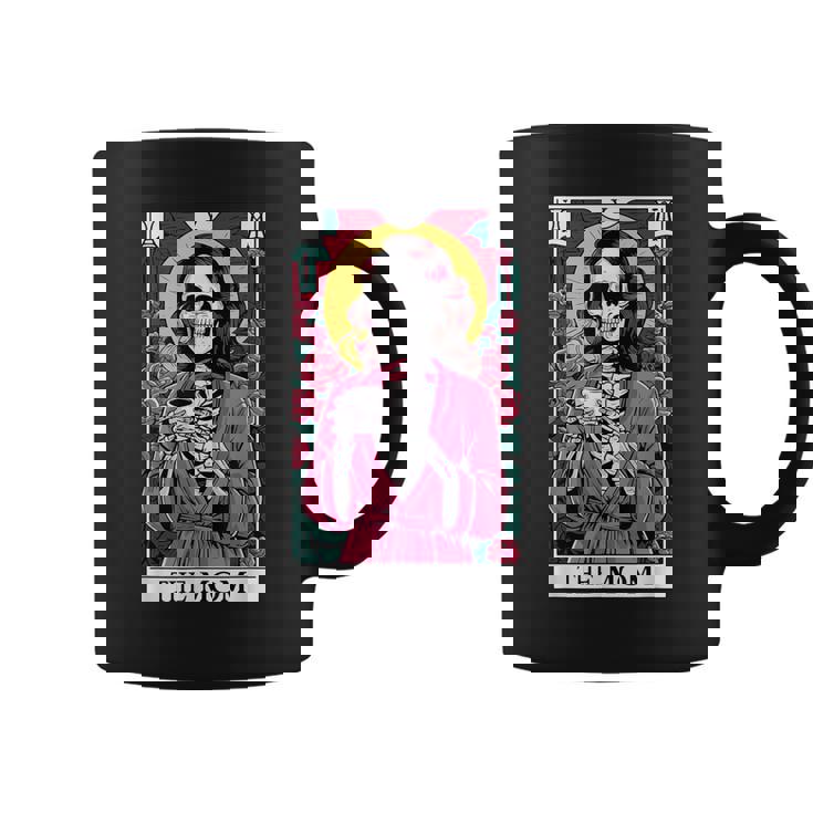 Tarjeta De Tarot Para Mamá Esqueleto Día De La Madre Calavera Taza de café