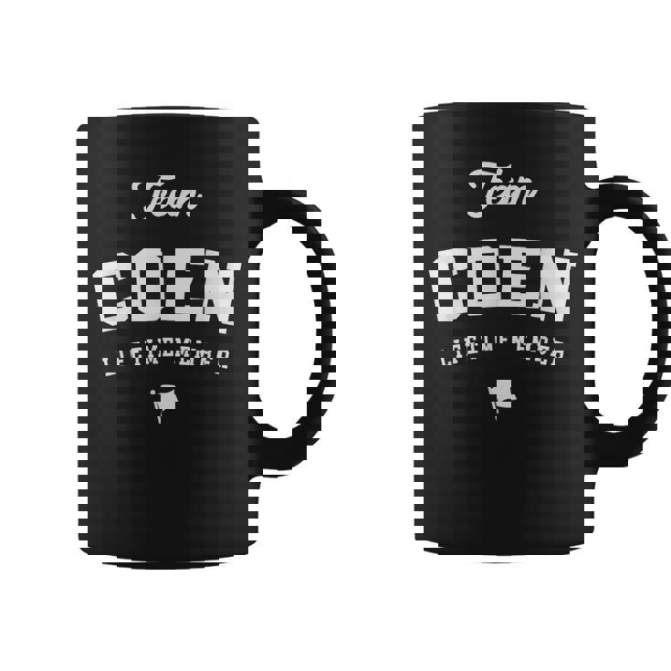 Team Coen ライフタイムメンバー 面白い名前 Coen コーヒーマグ