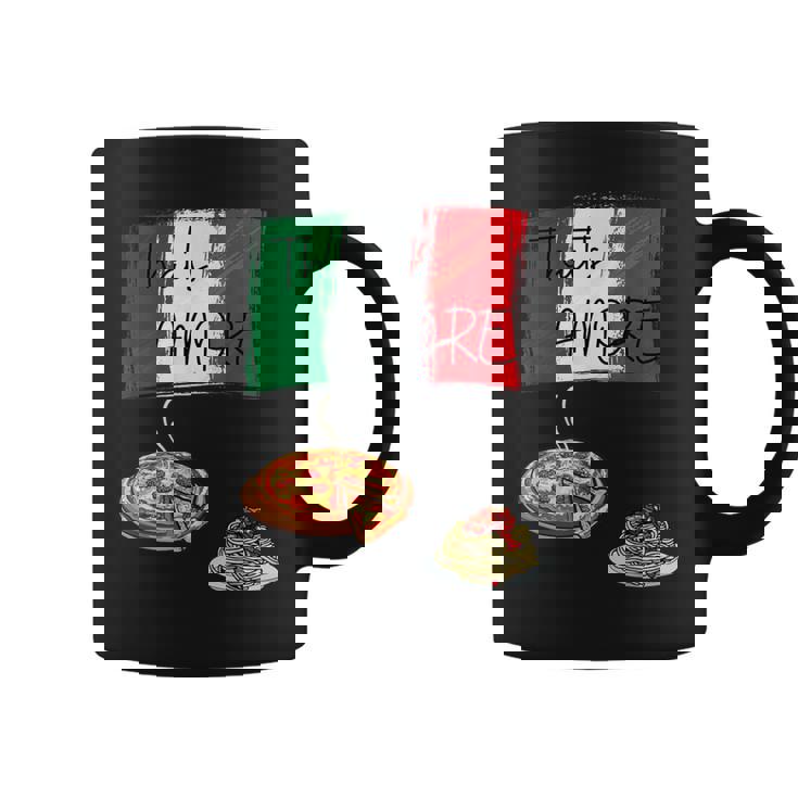 That's Amore ピザ パスタ好き イタリア料理 イタリア国旗 コーヒーマグ