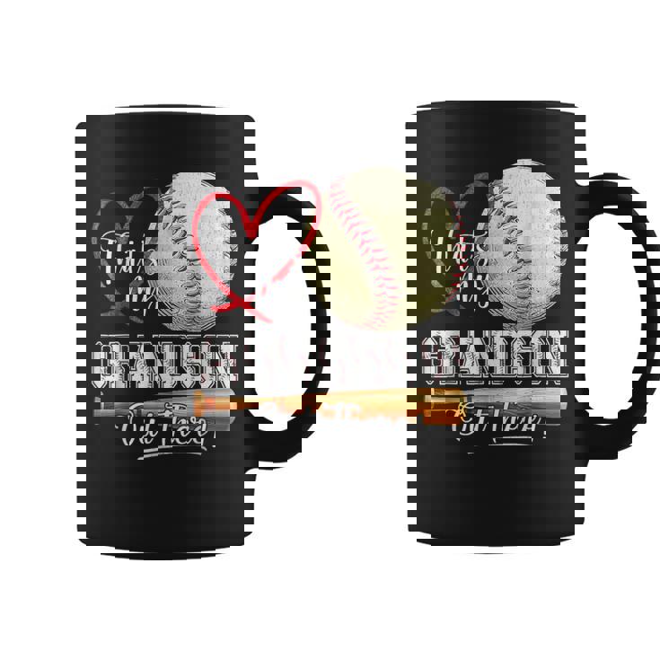 That's My Grandson Out There Baseball Grandma Mother's Day Coffee Mug