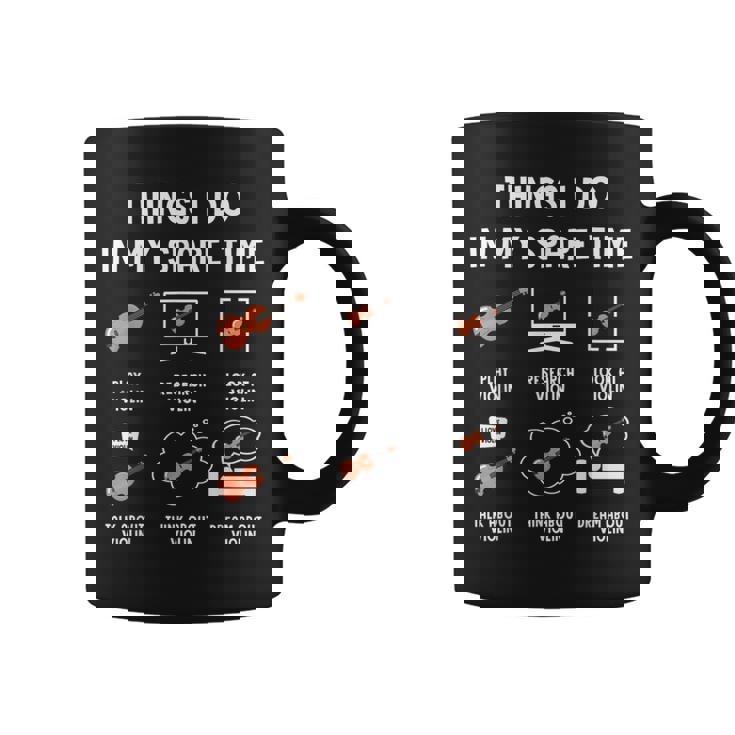 Things I Do In Mypare Time ヴァイオリン コーヒーマグ