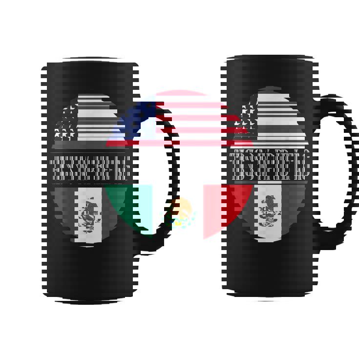 This Is My Pride フラッグ メキシカン アメリカン チカーノ チカーナ メンズ コーヒーマグ