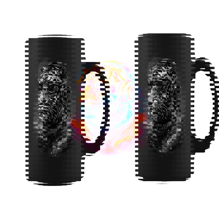 Tiger Dj テクノ Edm ミュージックヘッドフォン アートワーク ビートメーカー コーヒーマグ
