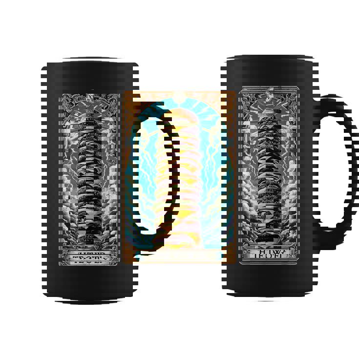 The Tower タロットカード バーガータワー ハンバーガー チーズバーガー コーヒーマグ