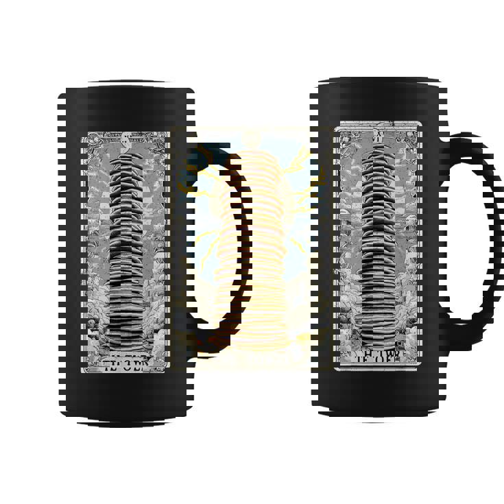 The Tower タロットカード パンケーキタワー 朝食 恋人 パンケーキ コーヒーマグ