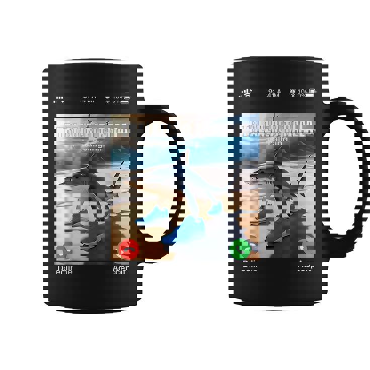 Tralalero Tralala イタリアンブレインロットミーム 電話ミーム コーヒーマグ