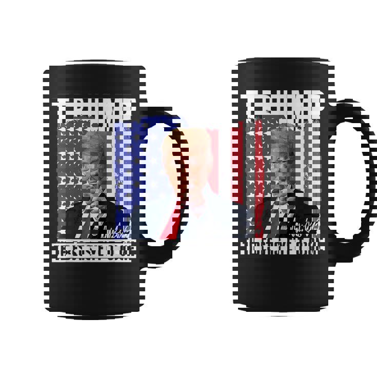 Trump The Best Is Yet To Come アメリカの国旗 ドナルド・トランプ コーヒーマグ