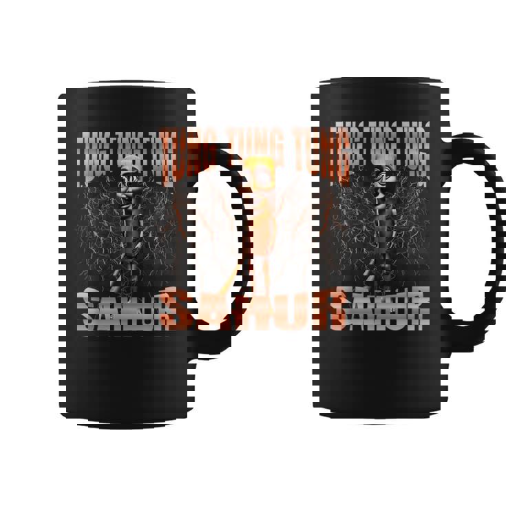 Tung Tung Tungahur 海賊版ブレインロットイタリアンブレインロットミーム コーヒーマグ