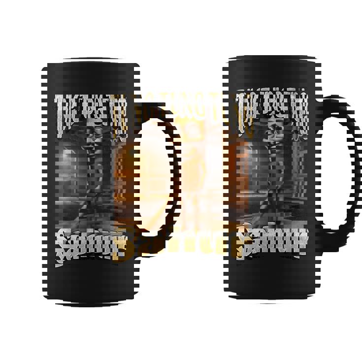 Tung Tungahur 面白いイタリアンブレインロットミームグラフィック コーヒーマグ