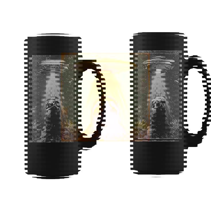 Ufo と面白いナマケモノのセルフィー、面白いナマケモノ コーヒーマグ