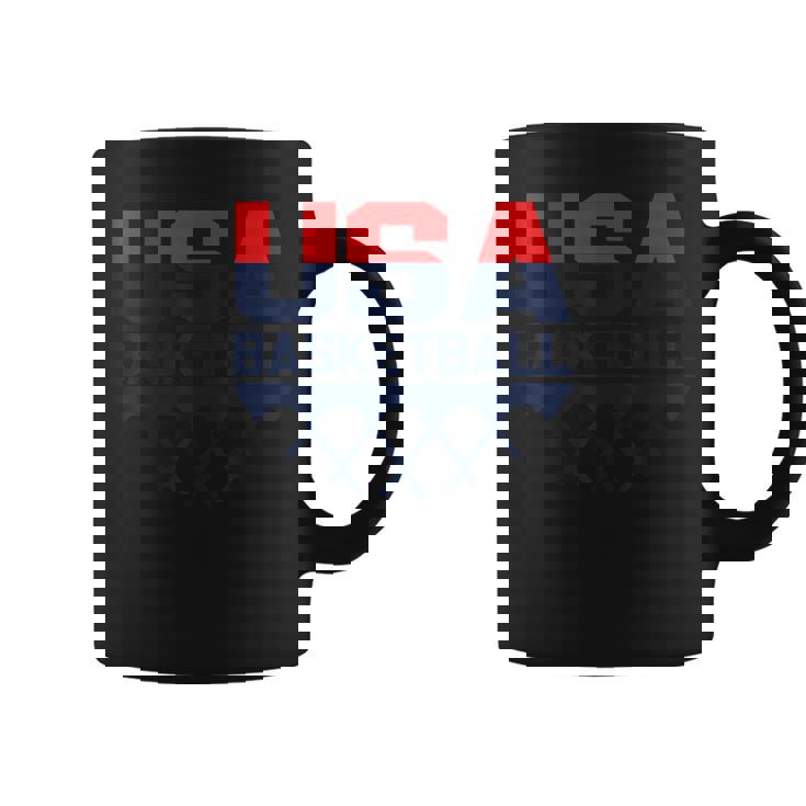 Usaチームスポーツバスケットボール コーヒーマグ