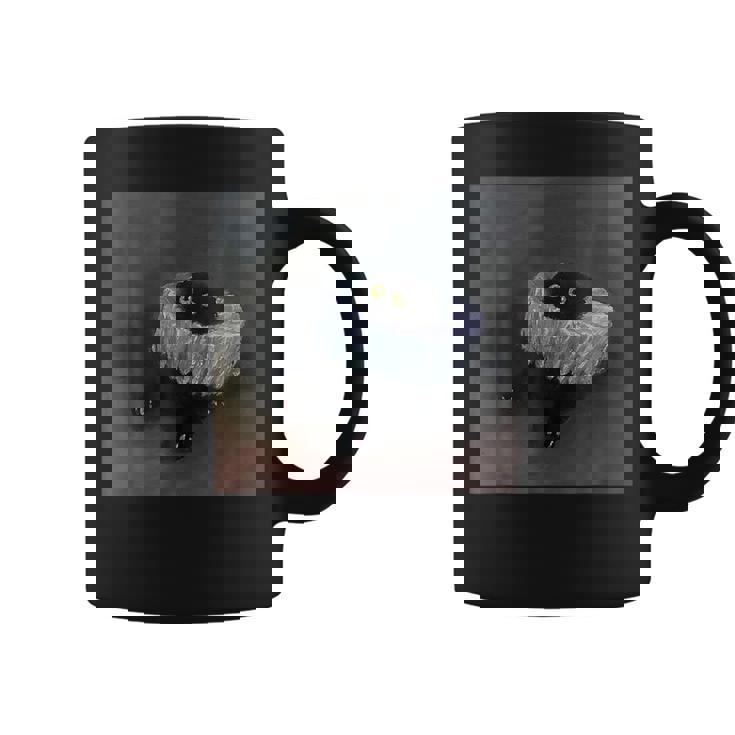 Vanessatockardによる面白い黒猫の絵。 コーヒーマグ