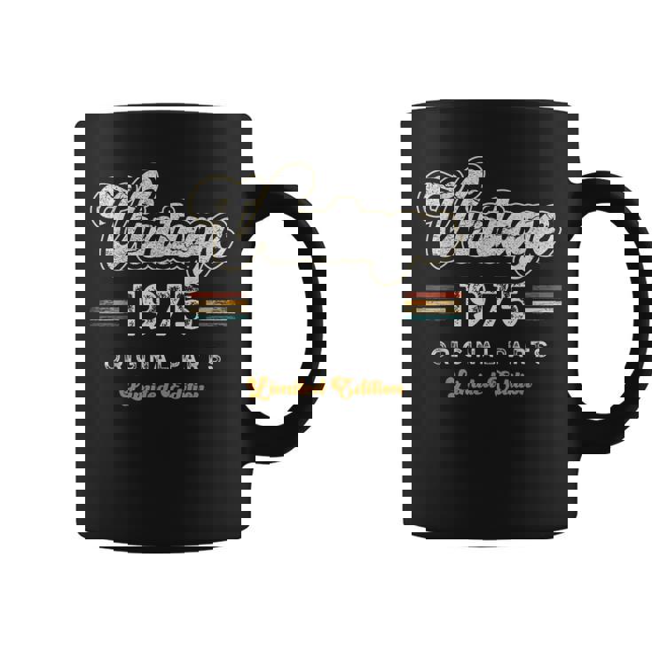 Vintage 1975 Piezas Originales 50 Cumpleaños Taza de café