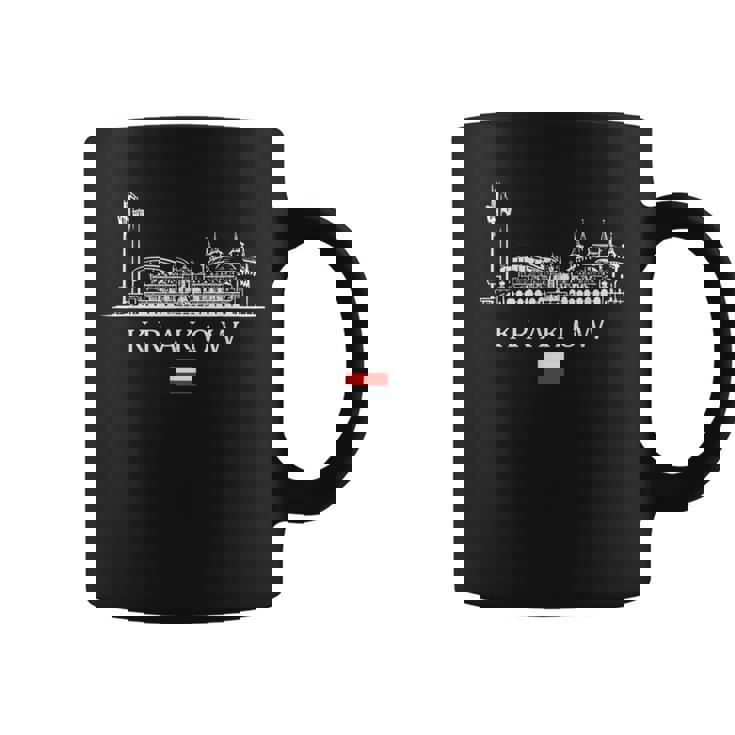 Vintage Cracovia Poloniaacaciones Polonia Lover Taza de café