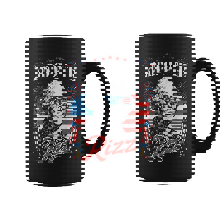 Vintage Land Of The Rizz 4Th Of July Coffee Mug