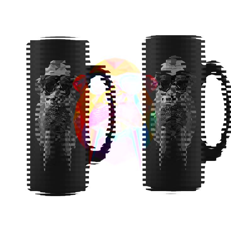 Walrus Dad Mom クールサングラス セイウチ コーヒーマグ