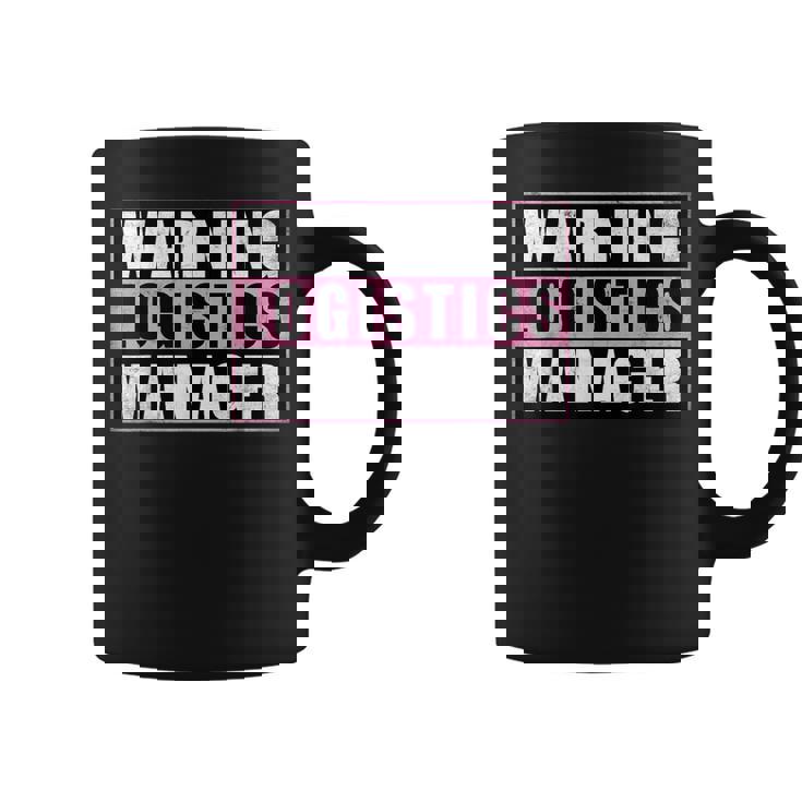 Warning Logistics Manager コーヒーマグ