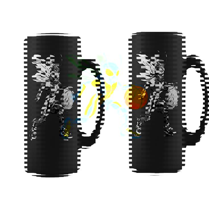 Wasp バスケットボール選手バスケットボール スズメバチ コーヒーマグ