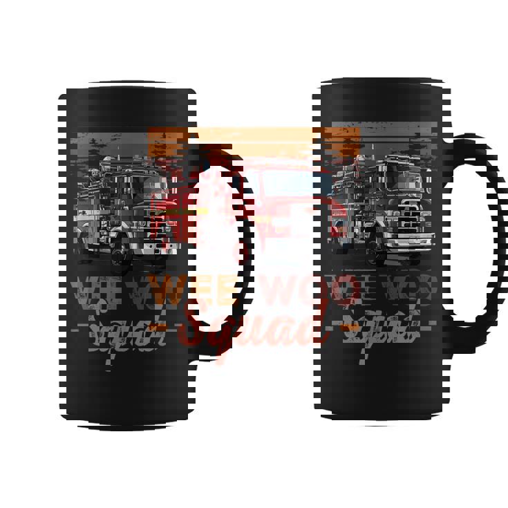 Wee Wooquad 消防車 消防士 ヴィンテージ 消防車 コーヒーマグ