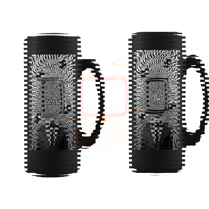 Weirdcore審美的奇妙な目の光学的錯覚オデコール コーヒーマグ